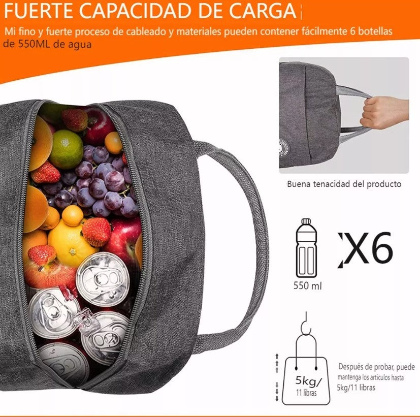 Lonchera Bolso Termico Alimentos Almuerzo
