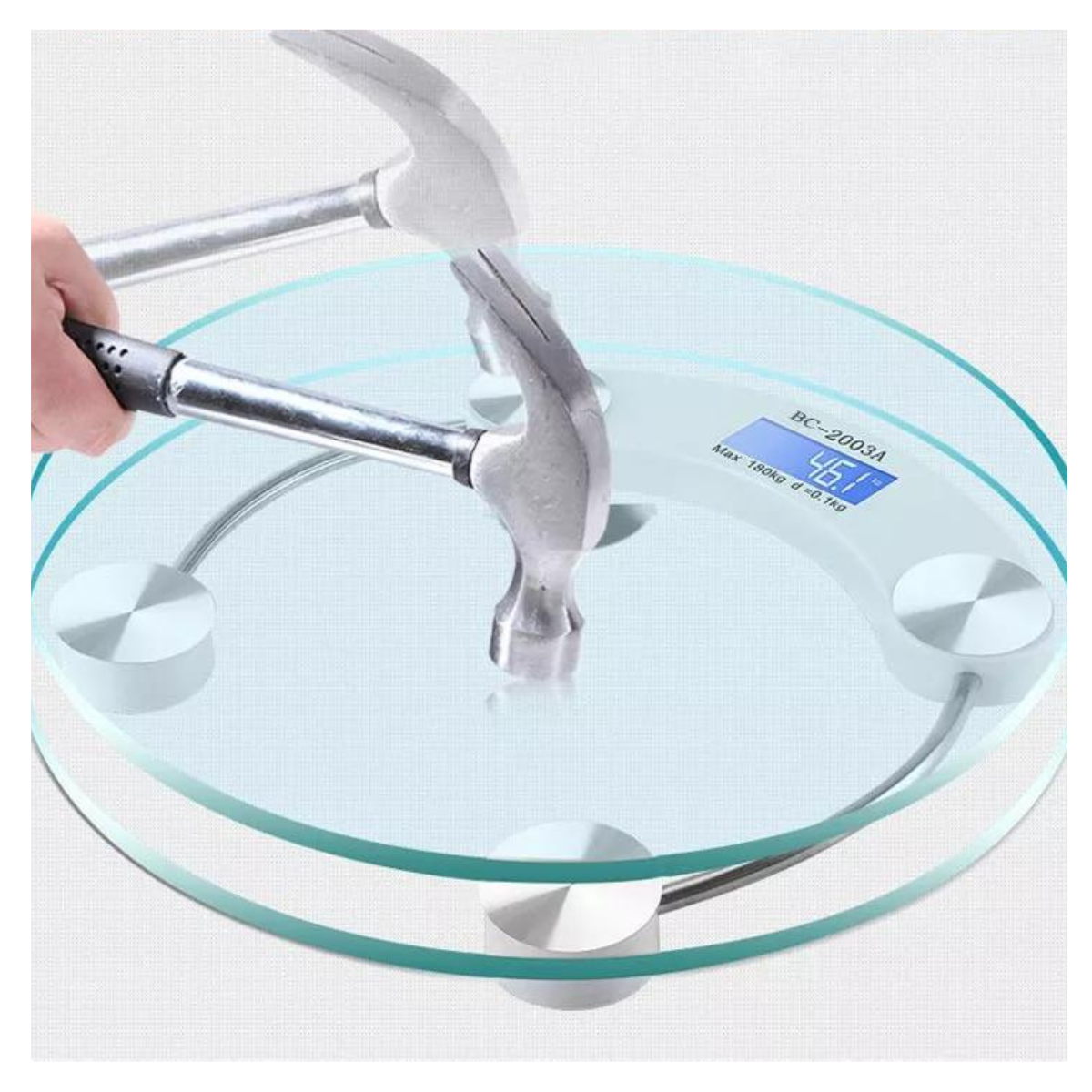 Báscula de Vidrio Templado Resistente