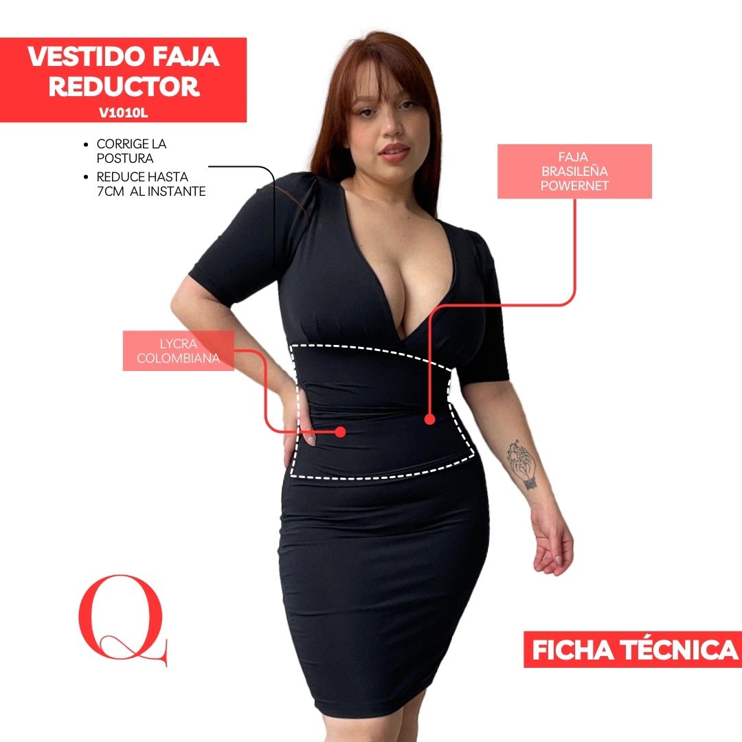 VESTIDO FAJA REDUCTOR - DRESSSUIT