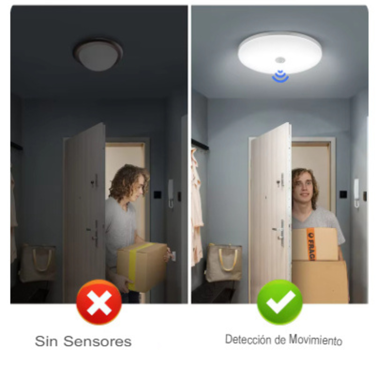 Foco + Sensor de Movimiento 16 cm 15 W