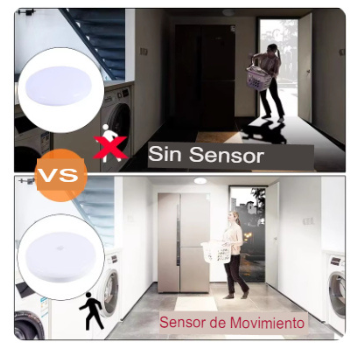 Foco + Sensor de Movimiento 16 cm 15 W