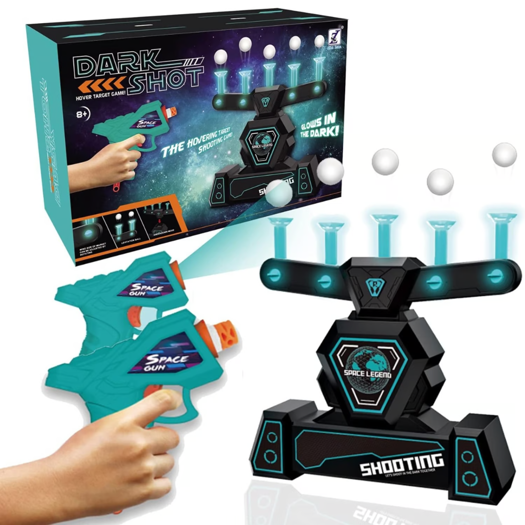 Juego De Pelotas De Tiro Flotante-Juego K Floating Target