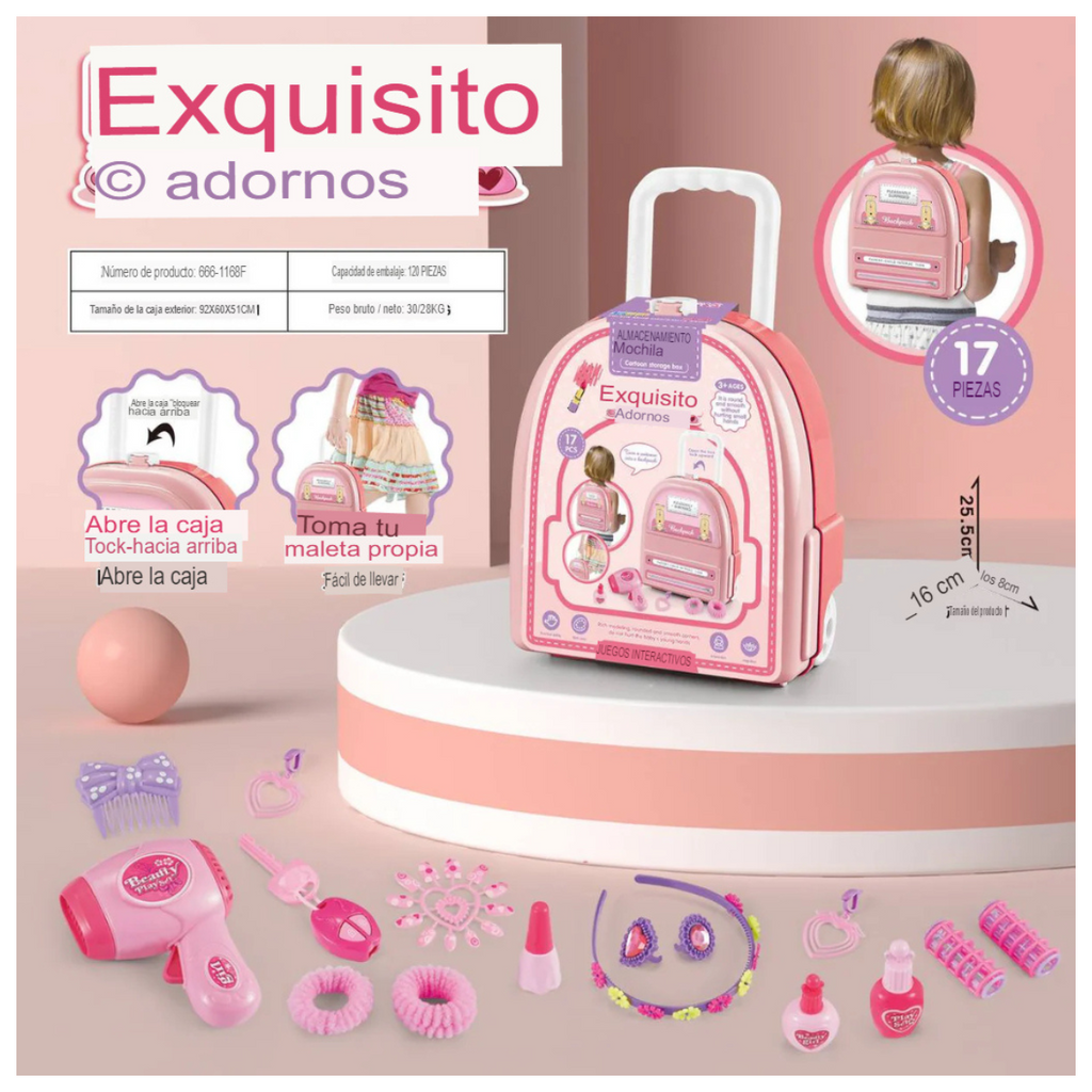 Maletín Set de Peluquería 15 Pcs