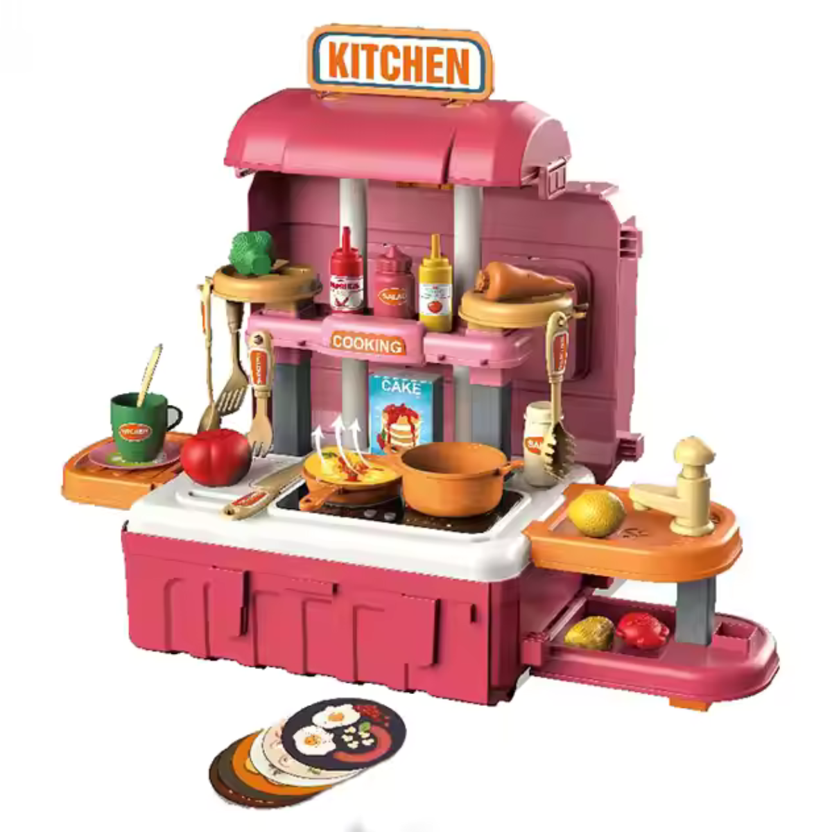 Maleta Juguete 2 en 1 Cocina Móvil Niña