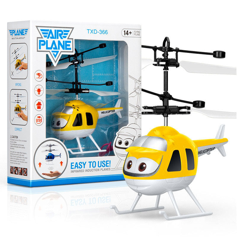 Helicoptero Con Sensor Mano Carita Feliz