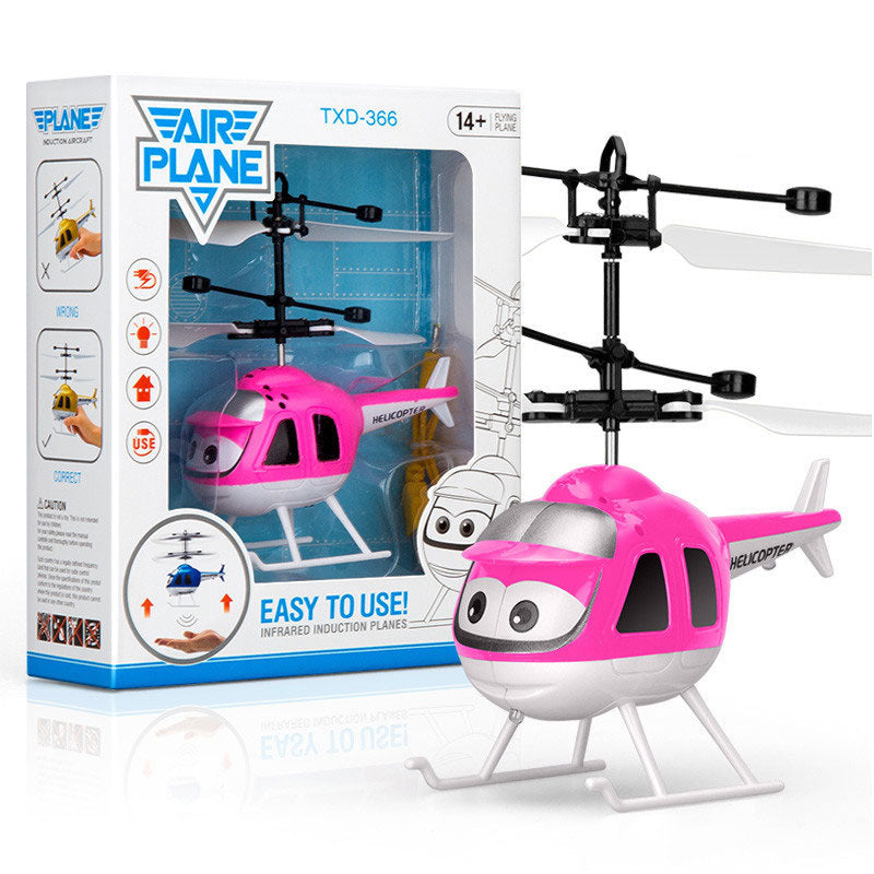 Helicoptero Con Sensor Mano Carita Feliz