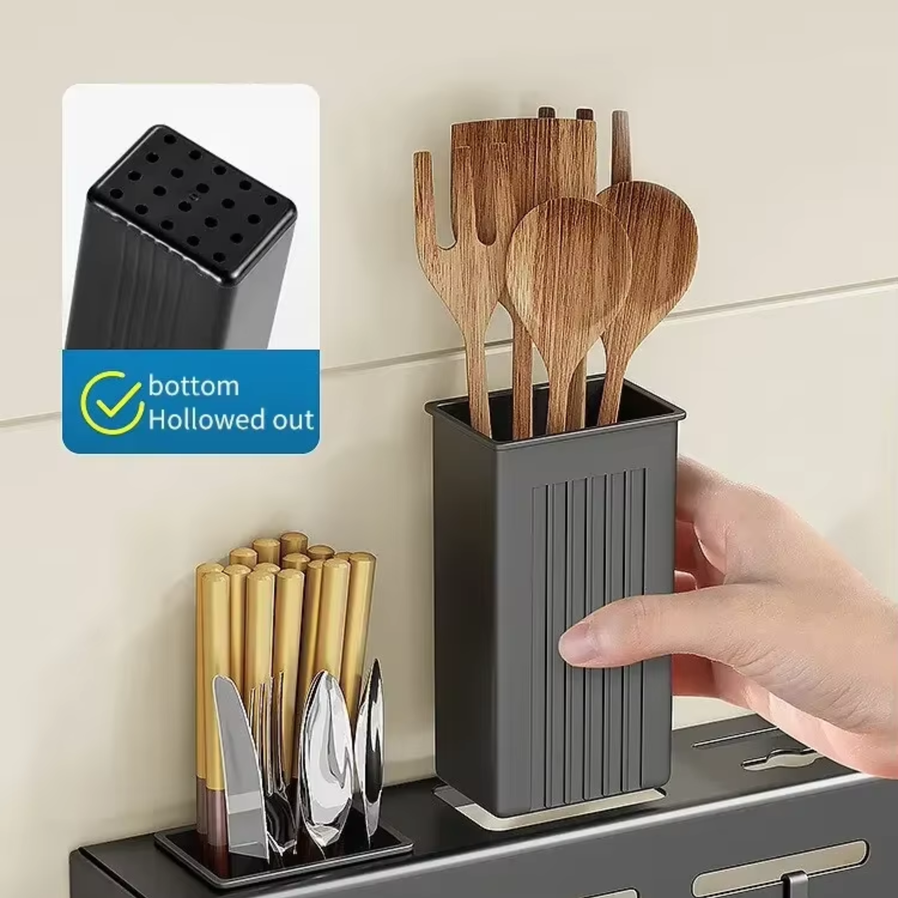 Estante Organizador Porta Cuchillos