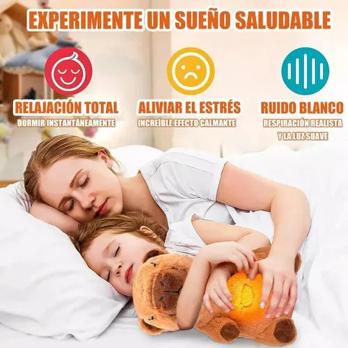 Peluche de Apego Capibara Brillante Musical