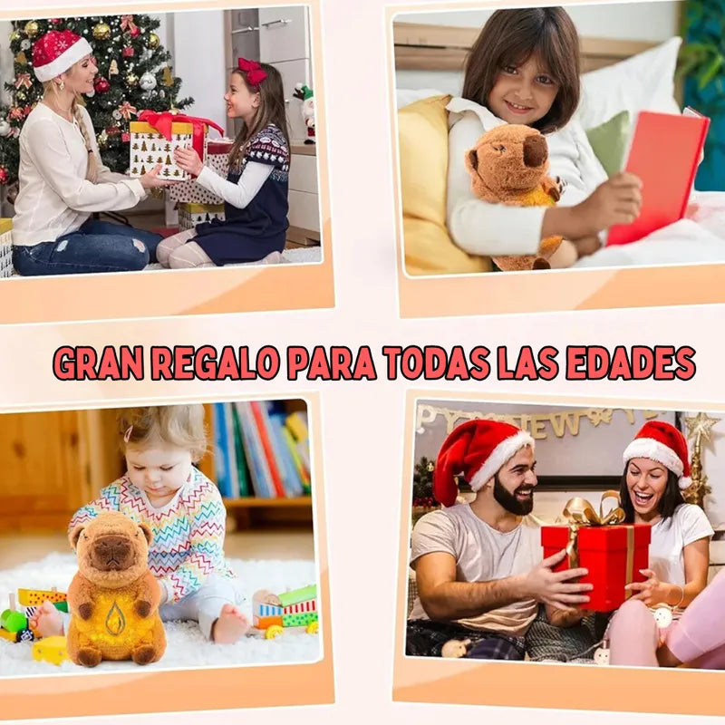 Peluche de Apego Capibara Brillante Musical